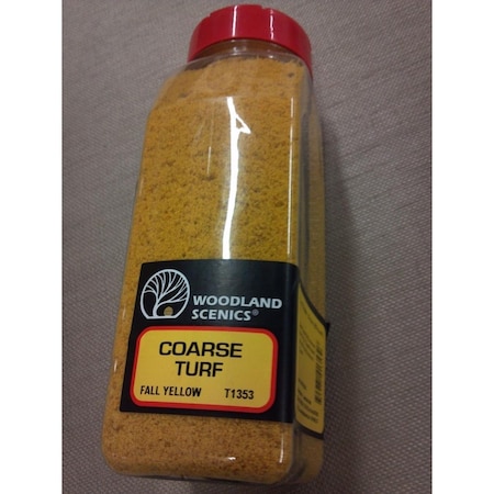 Woodland Scenics 30 oz Coarse Turf Shaker, Fall Yellow WOO1353